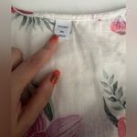 Old Navy  Women’s Linen Floral Hawaiian Tropical Wrap Top Photo 4