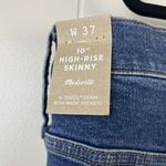 Madewell Jeans Plus Size 37 (45x28.5) 10" High Rise Skinny Danny Wash Tencel NWT Photo 9