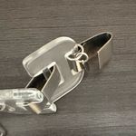 1960s Lucite Metal Chain Belt Italy Silver Photo 6