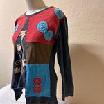 Handmade Boho patchwork Long Sleeve Top Photo 2