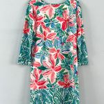 Jean Pierre NWT  Klifa Daphne Mandelieu Hibiscus Floral UPF 50+ Shift Dress Photo 2