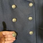Banana Republic  Women's Double Breasted Navy Pea Coat‎ With Gold Buttons XS Photo 2