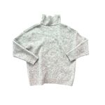 AQUA Bloomingdale’s  Quarter Zip Sweater Large Spread Collar Tan Argyle Photo 10