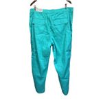 Chico's  Ultimate Fit Linen Blend Crop Pants Size 3 XL 16 Green Casual Vacation Photo 1