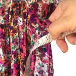 Forever 21 Floral pink maxi dress with front side slit Photo 4