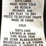 Eileen Fisher Open Front Black Cardigan Sweater Weaved Linen Size M Photo 5