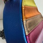 Urban Expression Urban Expressions Rainbow Patchwork Heart Shaped Shoulder Crossbody Bag Photo 10