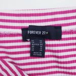 Forever 21  + Pink and White Strip Strapless Bodysuit Photo 3