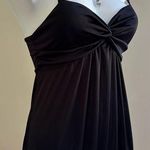 Forever 21 Black Mini Slip Dress Twisted padded Sweetheart Front SZ S. Photo 2