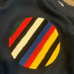 WHIT 2018 fall embroidered sweatshirt S $450 Blue Photo 2