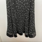 Oleg Cassini Black Tie  Vintage Black Polka Dot Dress size 10 Photo 3