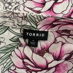 Torrid Floral Georgette Bow Tie Blouse Office Valentines Sexy Date Night Size 4X Photo 1
