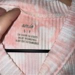 Aerie Tie-Dye Ribbed Sleeveless Tie-Dye Tank Top Cropped Photo 3