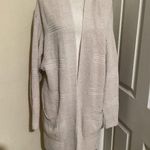 EXPRESS Cardigan Sweater Womens Small Knit Open Front Long Sleeve Pockets Cozy Photo 0