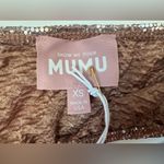 Show Me Your Mumu NWT Women's Micro Tube Silver Confetti Top Size XS Photo 2