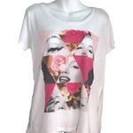 Macy's Marilyn Monroe Graphic Tee Short Sleeve Tee White Photo 0