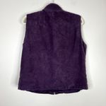 Columbia Vintage  Faux Suede Zip Up Snap Collar Zip Pocket Vest Sz Large Photo 6