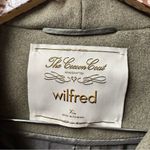 Wilfred Aritzia The Cocoon Coat Wool Blend Long Sleeves Olive Green XL Photo 4