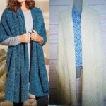 Soft Surroundings Cream Cozy Cloud Wrap Sweater with pockets, One size Photo 6