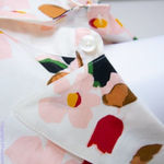 Kate Spade NEW ‎ botanical garden cotton button-front shirt floral print, size 00 Photo 8