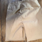 Peck & Peck  Tan Casual Pants Size 2 with split hem Skinny 29 inseam cropped Photo 6