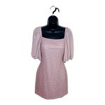 Lulus  Womens Medium Whimsical Date Night Ruched Bodycon Mini Night‎ Out Pink Photo 1