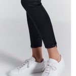 CURRENT ELLIOT The Soho Zip Stiletto Black Coated Skinny Jeans Moto Size 25 Photo 2