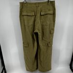 Sundance Willow Timeless Cargo Pants Linen Wide Leg Cedar High Rise Green 14 Photo 5