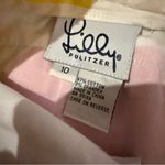 Lilly Pulitzer Vintage White Label High Rise Straight Leg Floral Pants Sz 10 Photo 6