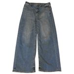 Madewell  Low Slung Baggy Jeans Womens Size 28 Blue Denim‎ High Rise Wide Leg Photo 5