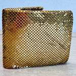 Whiting & Davis  Gold Mesh Mates  Wallet 1950s‎ Bifold Change Purse Vintage Photo 0