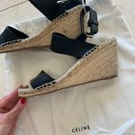 CELINE Leather Well Loved Wedges with Dustbag Photo 1