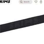 SKIMS ‎ Cotton Logo Underwire Demi Bra - Color Soot - Size 32B NWT Photo 4