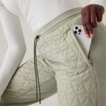 Athleta Like New Solstice Quilted Front Joggers Fern Green Size 12 Retail $129 Photo 4