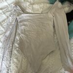 Aritzia babton aritiza long sleeve body suit!/ white Photo 0