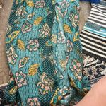 MINKPINK  Turquoise Floral Slit Maxi Skirt size M Photo 6