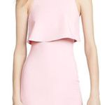 Likely Shayna Draped Overlay Slim Fit Bodycon Dress Rose Shadow Women's Size 6 Photo 0