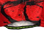 Agoda Red and Black Thermal Cycling Jersey Full Zip Jacket Womens Large Photo 5