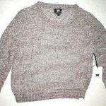 NWT Womens W Worth New York Designer Sweater M Coco Brown White Medium Soft Photo 0