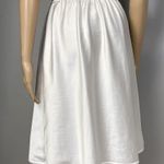Vintage Sears Half Slip Satin White Size Large Walking Slit Slippery Shiny USA Photo 4