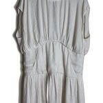 Theory Theyskens  Diza Dress Womens Medium Porcelain White flowy cute girly M Photo 0