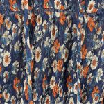 POL Medium Peasant Floral Boho Pleated Puff Sleeve Crop Top Cottagecore Tassel Photo 4