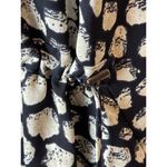 Nic+Zoe Dress Women Small Black Ivory Dotted Cinch Waist Tunic Shift Preppy Photo 7