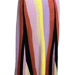 Anthropologie  Laia shimmer striped midi skirt Sz L Photo 1