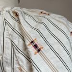 Loft Puff Sleeve Clip Stripe Peasant Blouse Size M Photo 5