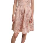 Rose Gold Floral V Neck Sleveless Mini Dress Size XS Photo 1