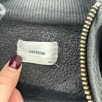 Joah Brown Retro Half Zip Sweatshirt Charcoal Luxe French Terry M/L Photo 11