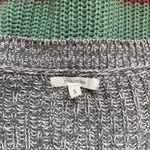 Maurice's Multicolor Striped Button Front Henley Knit Sweater Photo 9