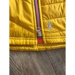 Smartwool  Smartloft Quilted Down Zip Short Skirt Sz Med MUSTARD YELLOW RARE Wool Photo 5
