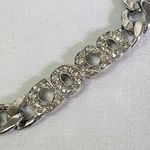 Chunky Silver Cuban Link Chain COCO Necklace New Photo 2